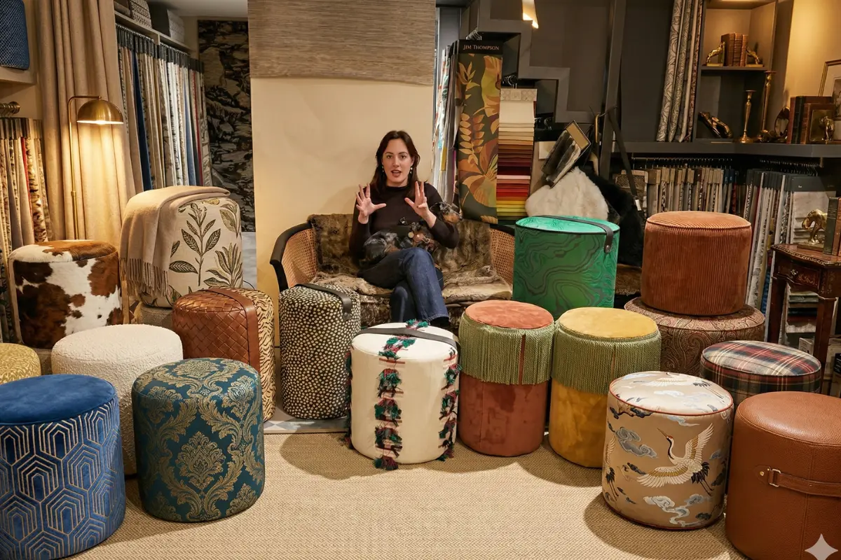 Pouf in edizione limitata, primo progetto Drop di Strada Nuova
